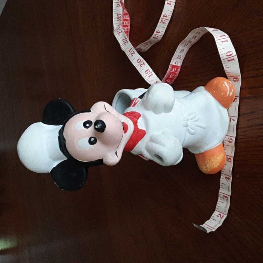 Disney Mickey Mouse Vintage Utensil Holder Ceramic...Collectible